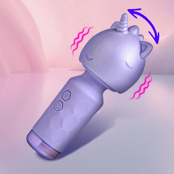 Unicorn Silicone Rechargeable Wand with Removable Sleeve