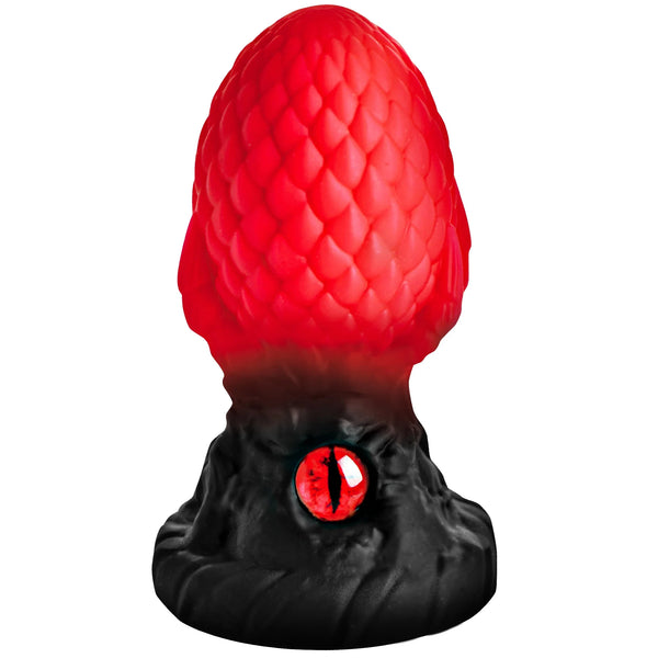 Eye of the Dragon Silicone Butt Plug - Red