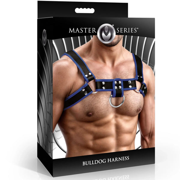 Bulldog Harness - Blue