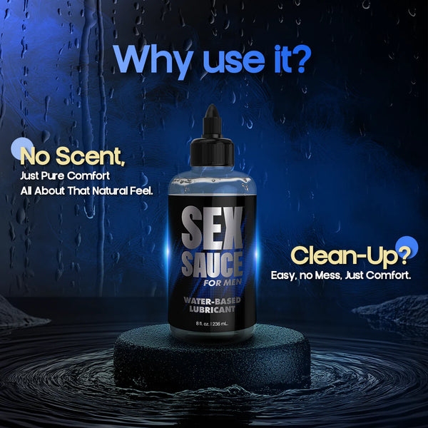 Sex Sauce for Men Water-Based Lubricant - 8 oz.