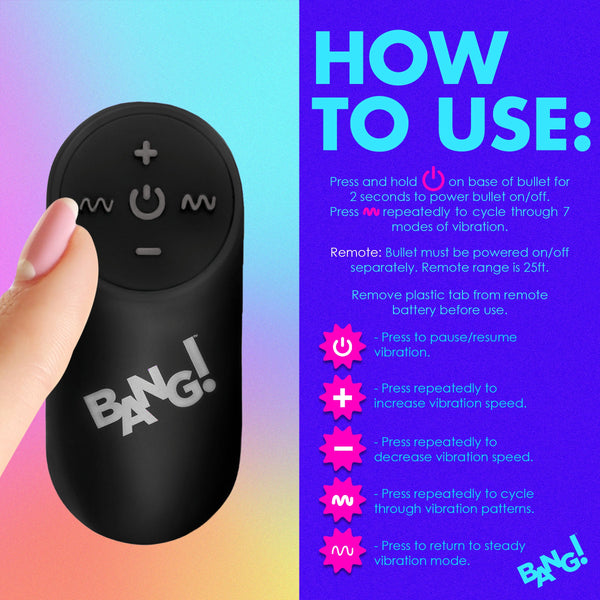 Remote Controlled Rechargeable Vibrating Rainbow Butt Plug