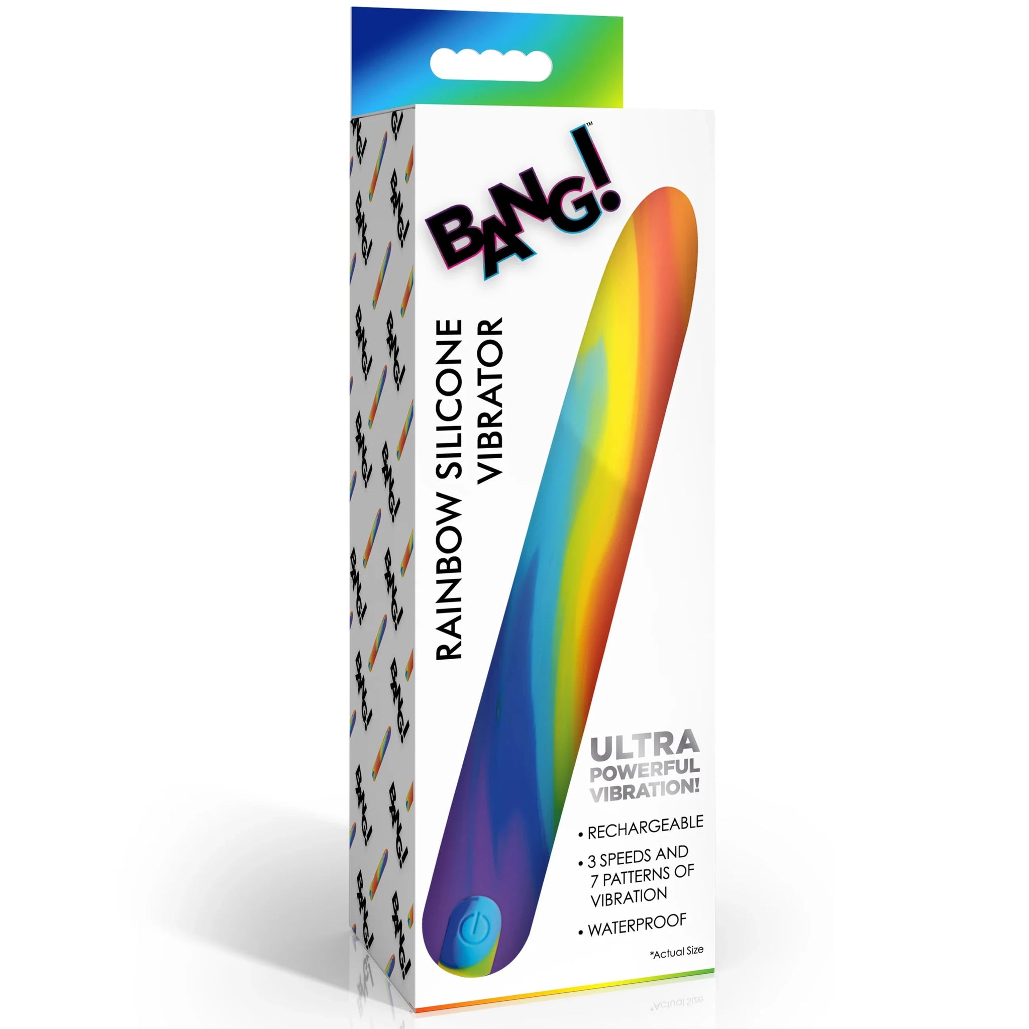 レインボーシリコン充電式バイブレーター