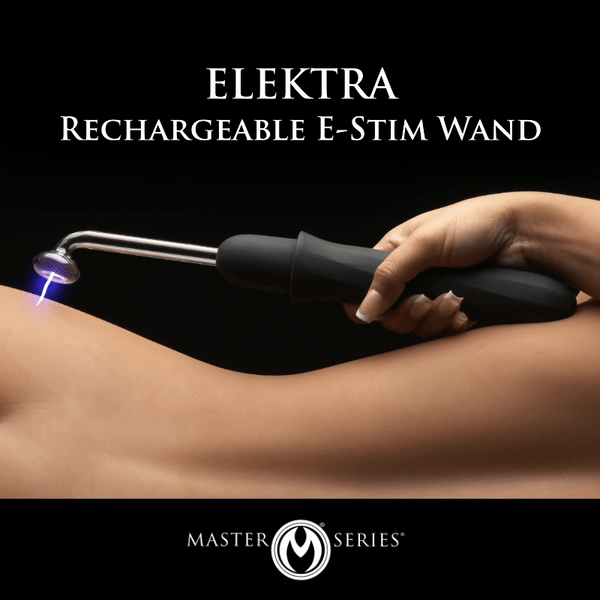 Elektra Rechargeable E-Stim Wand - Black