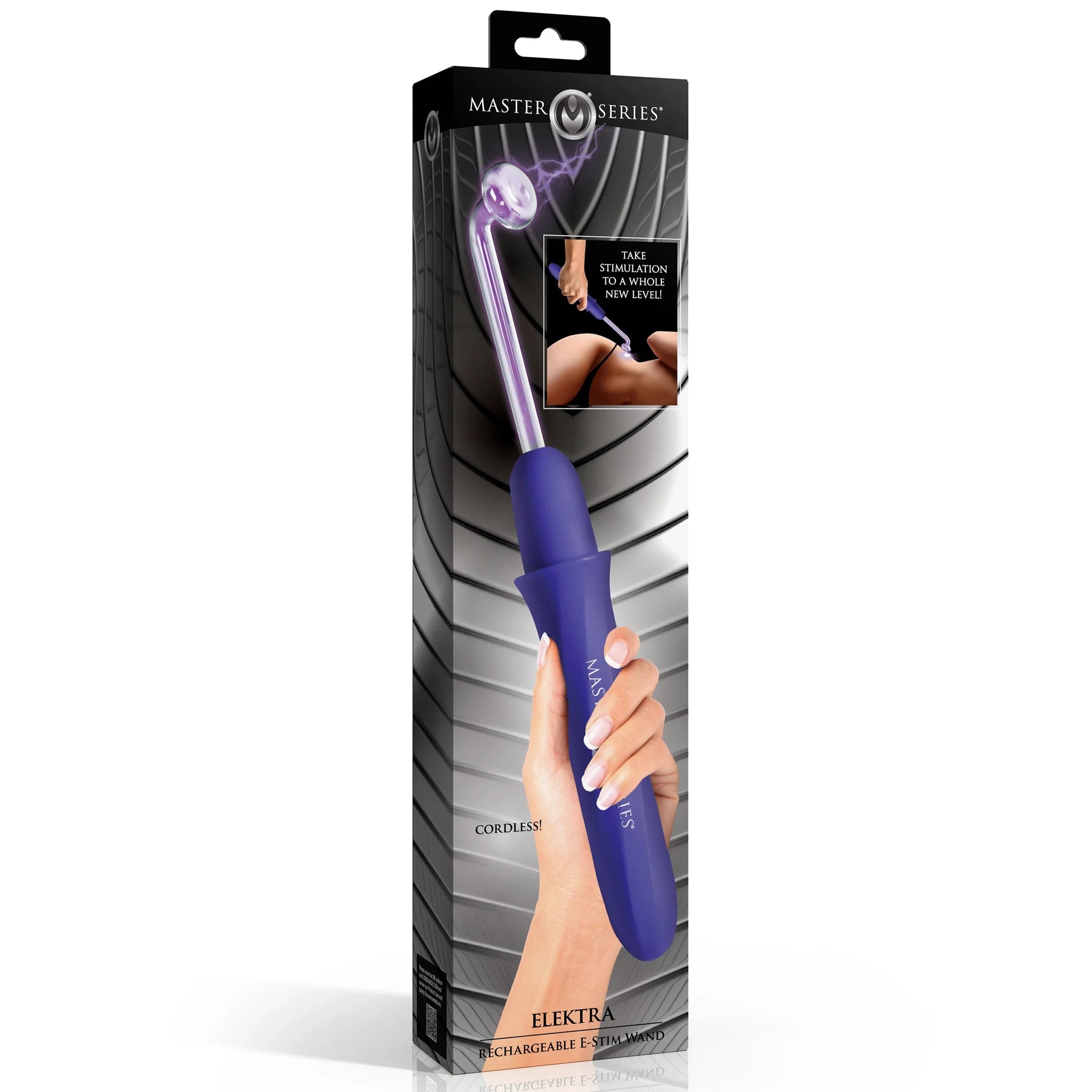 Elektra Rechargeable E-Stim Wand - Purple