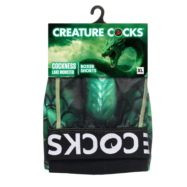 Creature Wear Cockness Monster Lake Creature Boxer Shorts