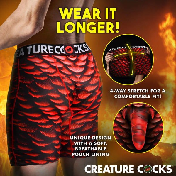 Creature Wear Horny Devil Demon Boxer Shorts