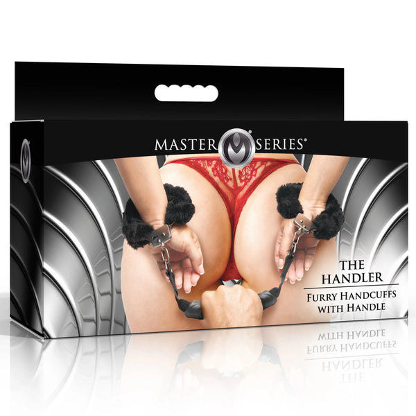 The Handler Furry Handcuffs with Handle