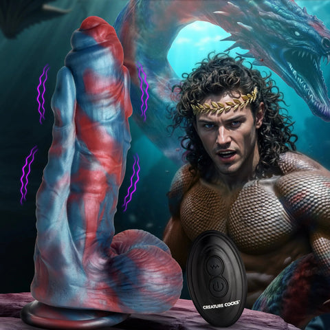 Hydra X Vibrating Silicone Dildo