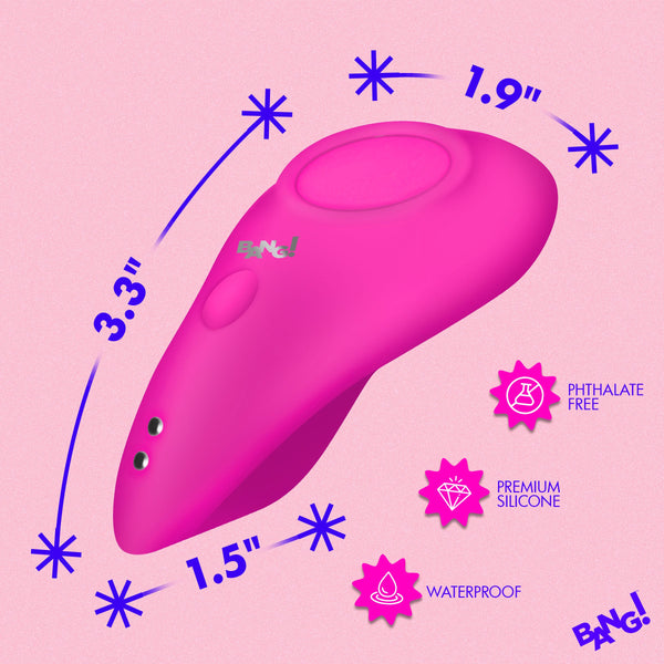 Silicone Rechargeable Panty Vibe with Digital Remote