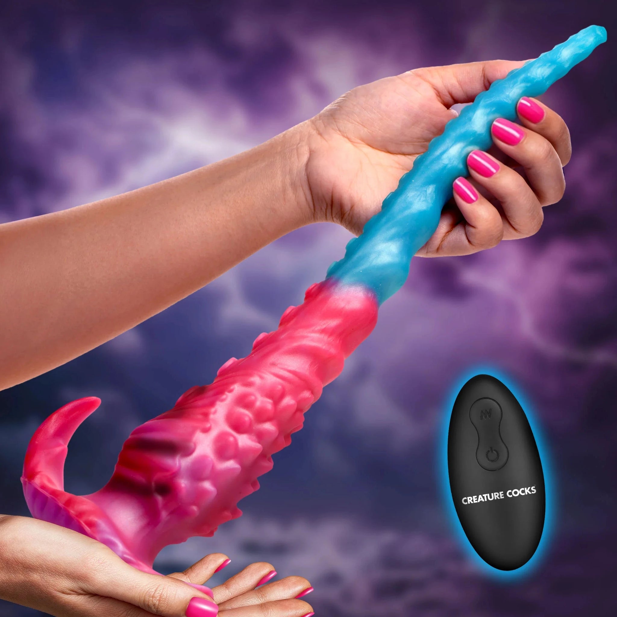 Vibropus Vibrating Silicone Dildo with Remote