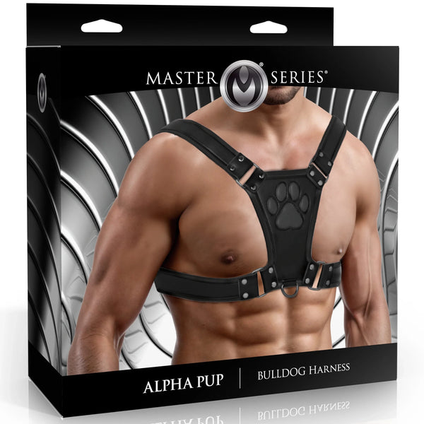 Alpha Pup Bulldog Harness - Black