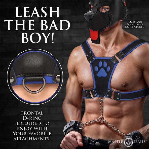 Alpha Pup Bulldog Harness - Blue