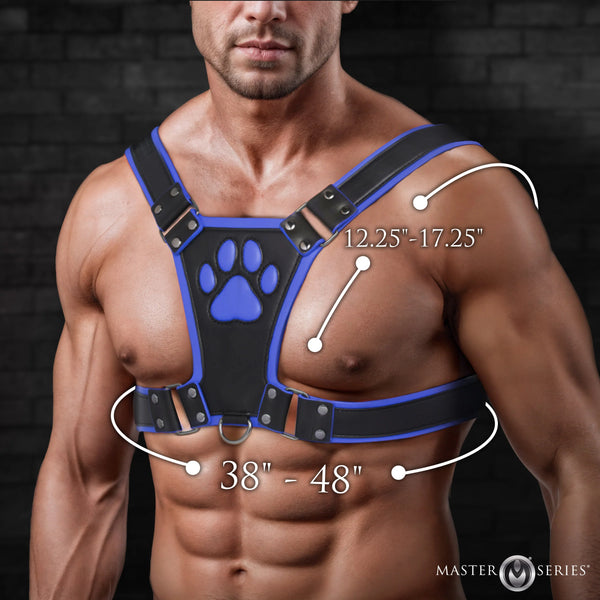 Alpha Pup Bulldog Harness - Blue