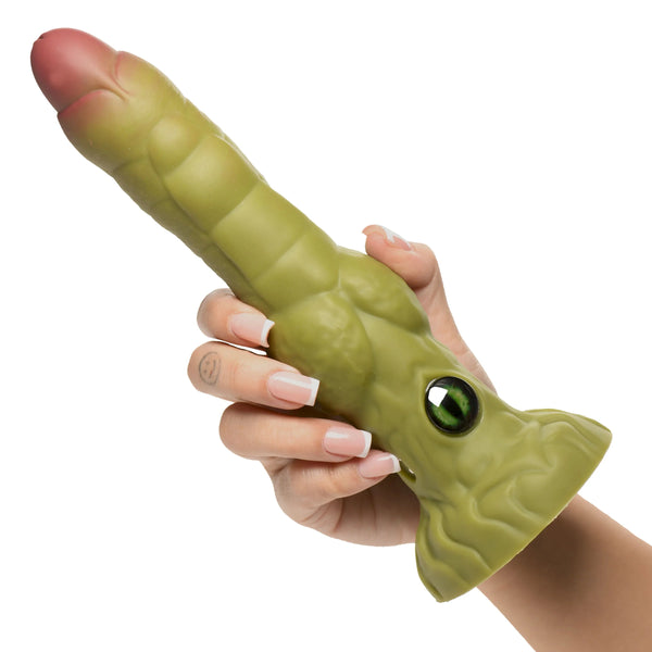 Eyegor Thrusting and Vibrating Silicone Dildo with Remote