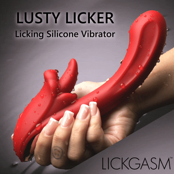 Lusty Licker Licking Rechargeable Silicone G-Spot Vibrator