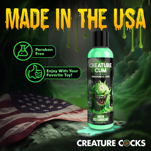 Creature Cum Green Jizz Lubricant - 8 oz.