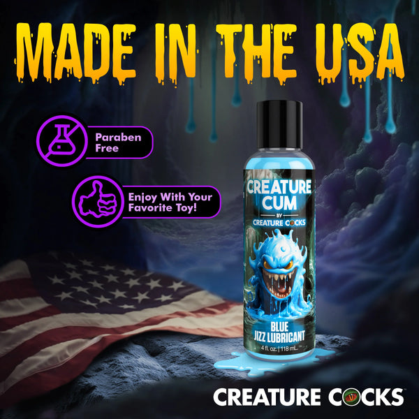 Creature Cum Blue Jizz Lubricant - 4 oz.