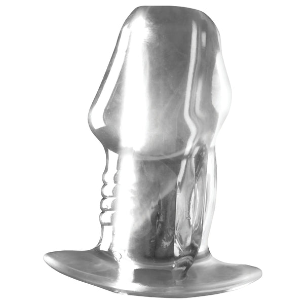 Dicked Clear Hollow Anal Plug