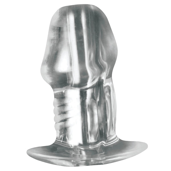 Dicked Clear Hollow Anal Plug