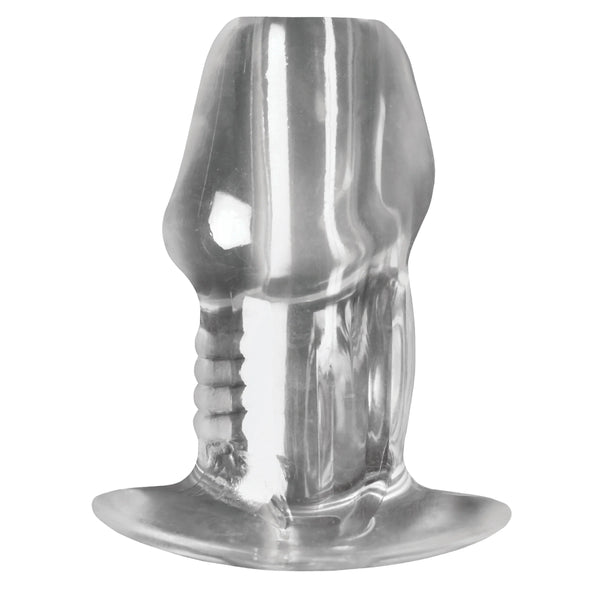 Dicked Clear Hollow Anal Plug