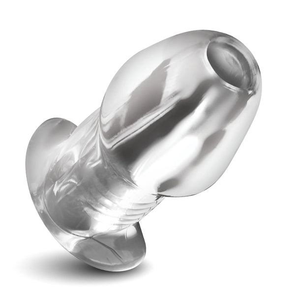 Dicked Clear Hollow Anal Plug