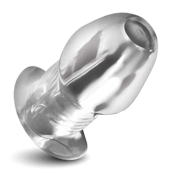 Dicked Clear Hollow Anal Plug