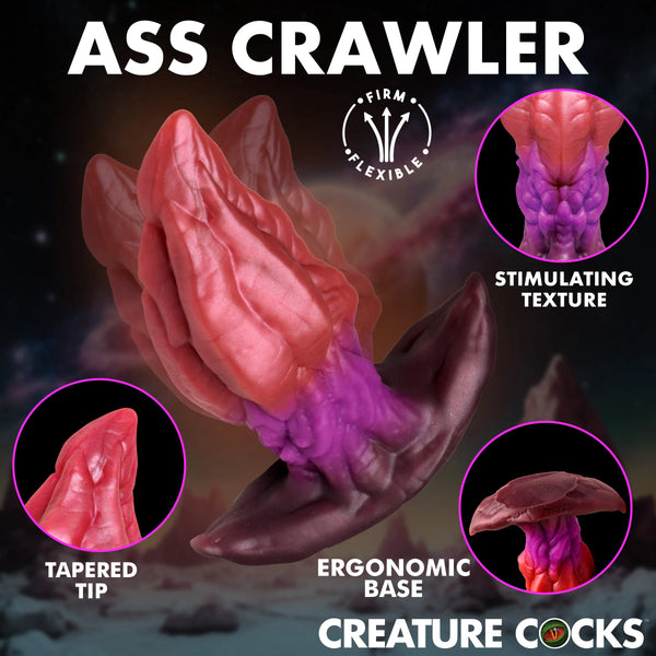 Crawler Silicone Butt Plug - Large