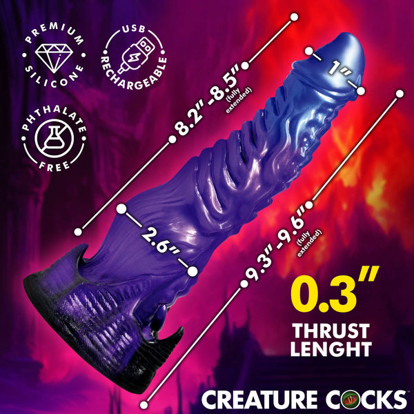 Diabolos Thrusting & Vibrating Dildo with Remote