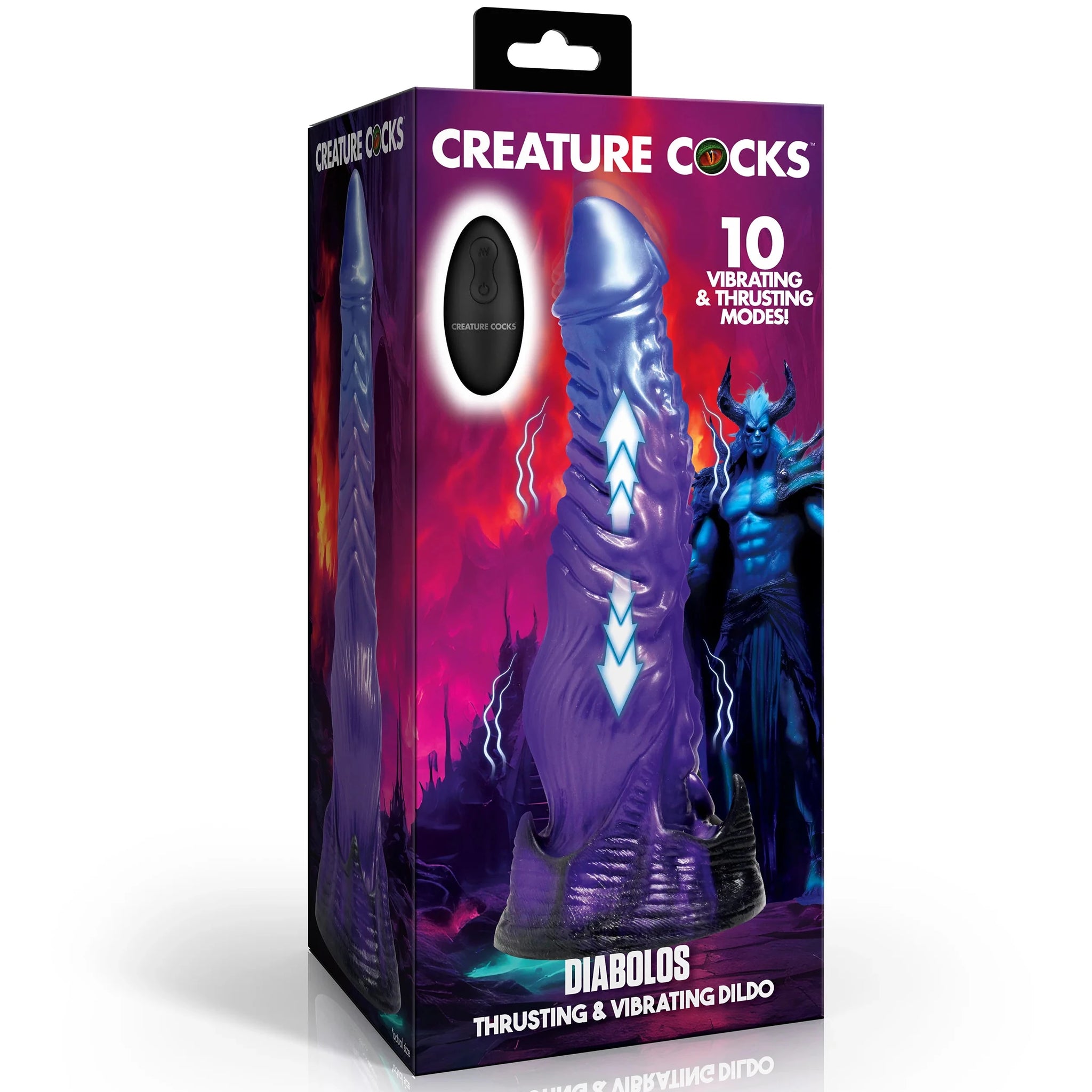 Diabolos Thrusting & Vibrating Dildo with Remote