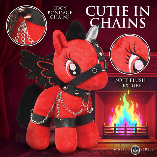 Scarlet Chainheart Bondage Pony