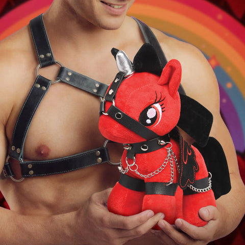 Scarlet Chainheart Bondage Pony