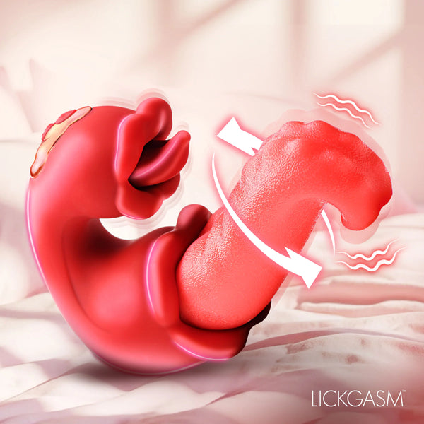 Lick Lasher Licking Rechargeable G-Spot Silicone Vibrator