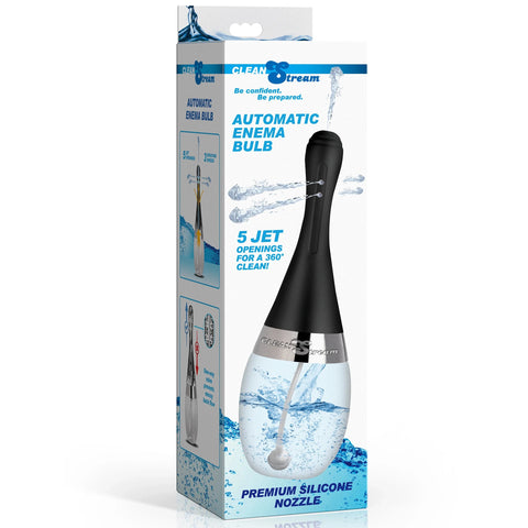 Automatic Enema Bulb with 5 Jet Premium Silicone Nozzle