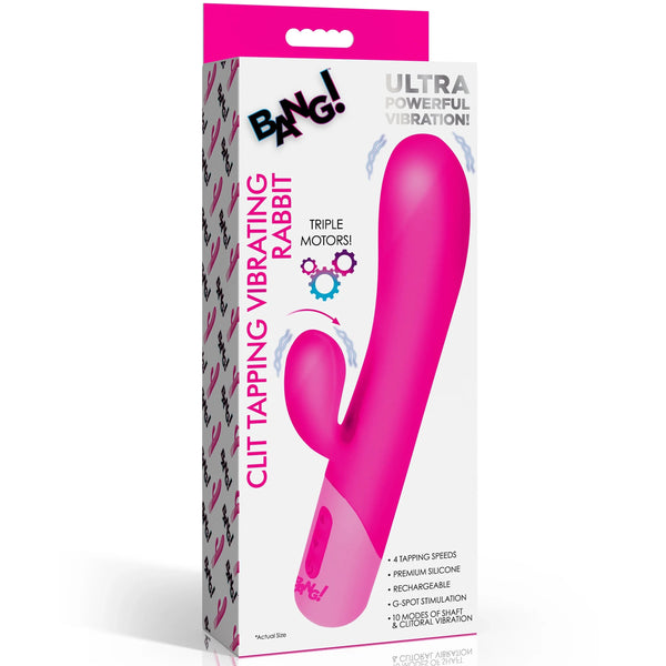 Clit Tapping Rechargeable Vibrating Rabbit