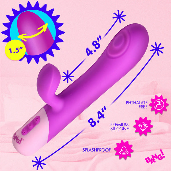 Clit Tapping Rechargeable Pulsing Rabbit