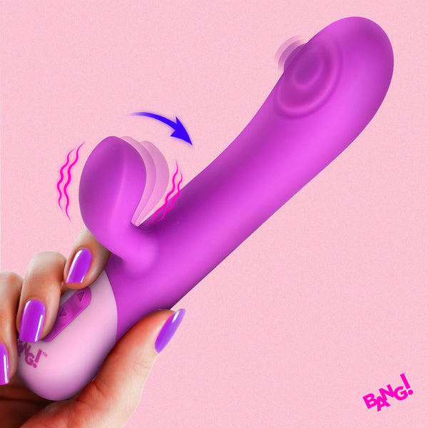 Clit Tapping Rechargeable Pulsing Rabbit
