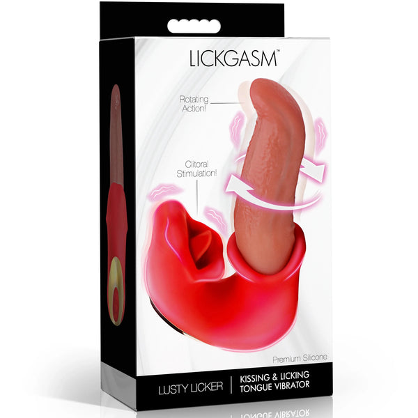 Lusty Licker Rechargeable Kissing & Licking Tongue Vibrator