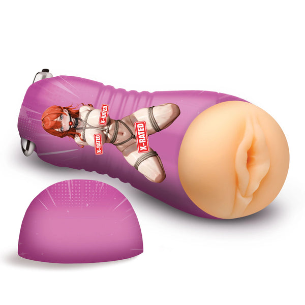 Misato The Shibari Girl Vibrating Pussy Stroker