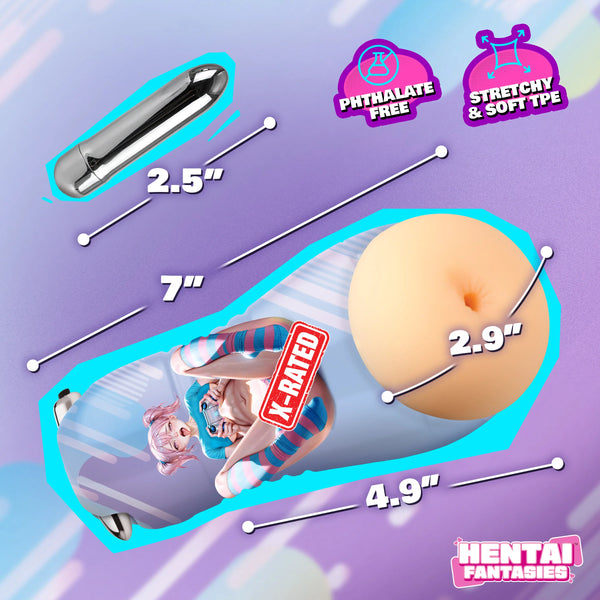 Haruka The Gamer Girl Vibrating Ass Stroker