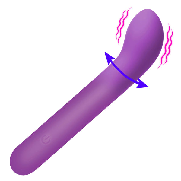G-Spot Flexible Rechargeable Silicone Vibrator - Purple