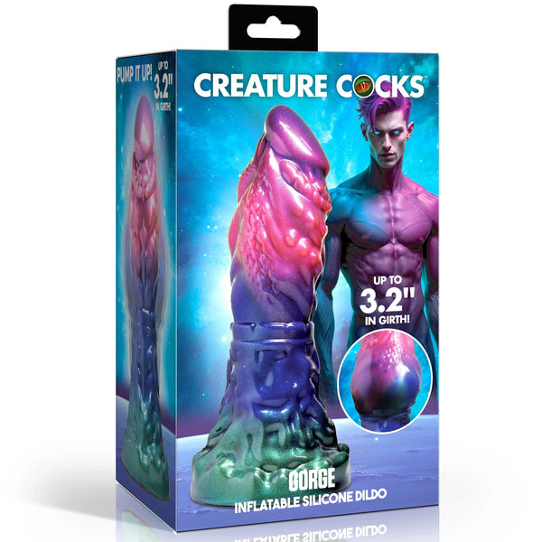 Gorge Inflatable Silicone Dildo