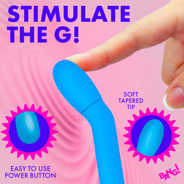 Slim G-Spot Rechargeable Vibrator - Blue