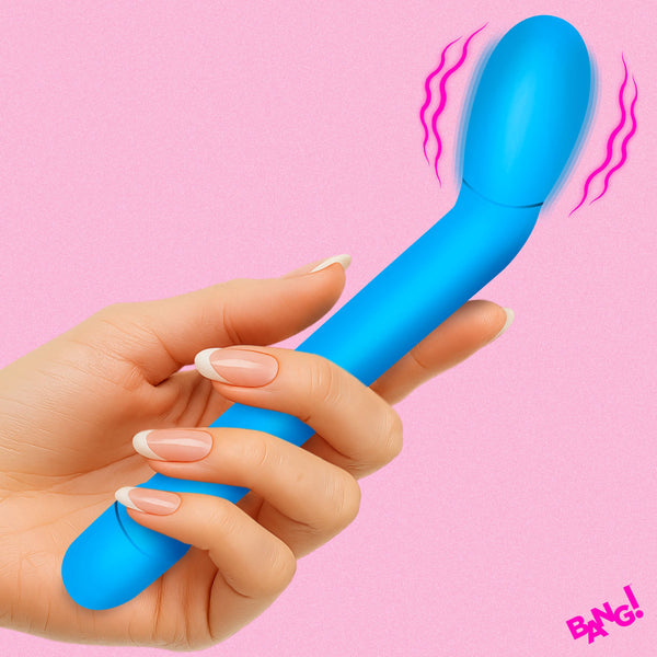 Slim G-Spot Rechargeable Vibrator - Blue