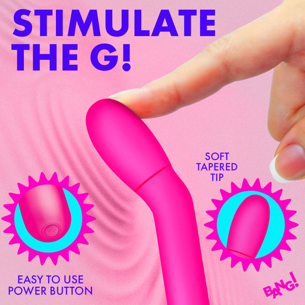 Slim G-Spot Rechargeable Vibrator - Pink