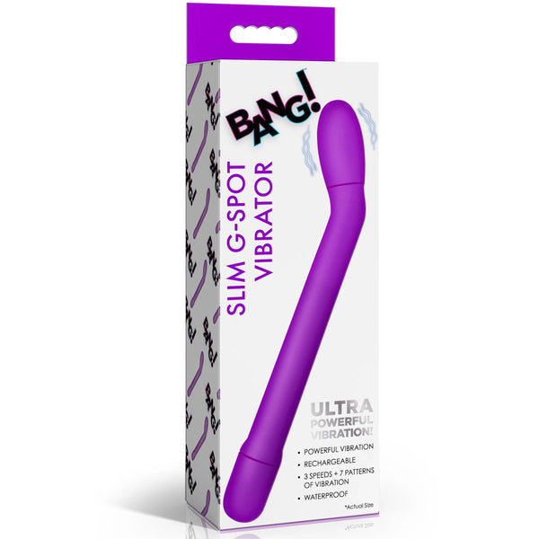 Slim G-Spot Rechargeable Vibrator - Purple