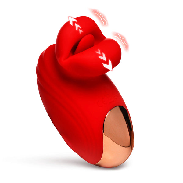 Mini Kisses Rechargeable Kissing & Vibrating Clitoral Stimulator