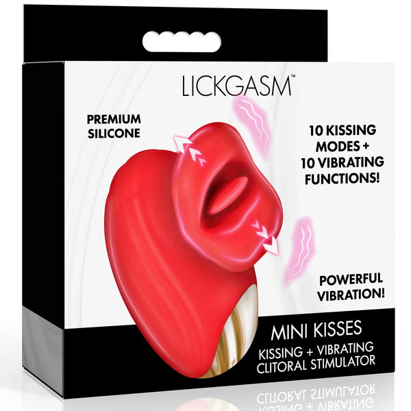 Mini Kisses Rechargeable Kissing & Vibrating Clitoral Stimulator