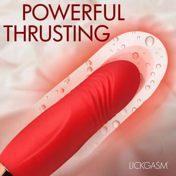 Bliss Kiss Rechargeable Kissing Clitoral Stimulator with Thrusting Vibrator