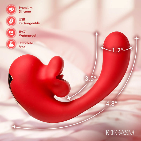 G-Kiss Rechargeable Kissing G-Spot Silicone Vibrator