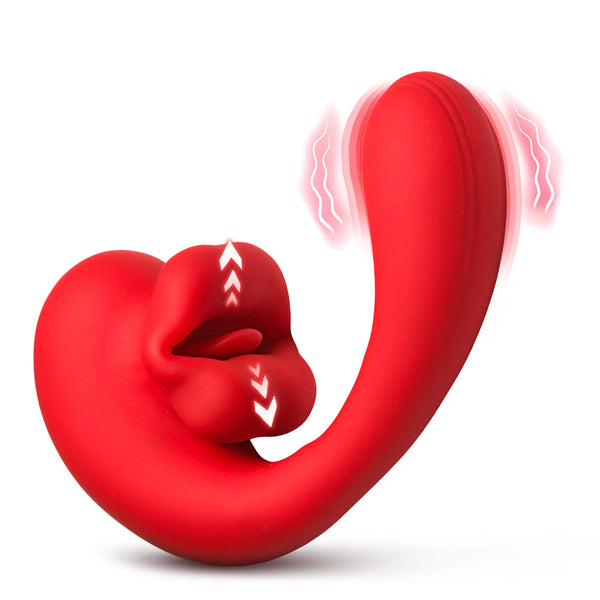 G-Kiss Rechargeable Kissing G-Spot Silicone Vibrator